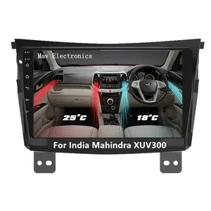 Car audio for India Mahindra XUV300 car dvd player GPS Navigator 2.5D tempered touch screen car reversing aid