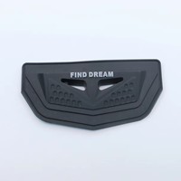 Écussons en caoutchouc PVC souple 3D personnalisés avec logo, à scratch, pour chapeaux, sacs, vêtements, décorés de strass