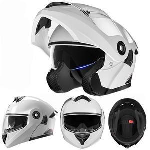 หมวกกันน็อคแบบเปิดคาง รุ่น<span class=keywords><strong>ล่าสุด</strong></span> ดีไซน์เลนส์คู่ วัสดุ ABS สำหรับรถจักรยานยนต์วิบากและมอเตอร์ไซค์ทั่วไป - Product Image 2