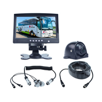 Sistema de cámara de marcha atrás de alta resistencia AHD de 7 pulgadas, Monitor de camión, pantalla IPS, Kits de cámara de visión trasera para autobús escolar