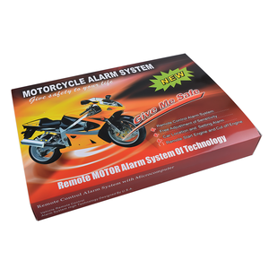 Universal <b>motorcycle</b> alarm system with remote controlled siren warning and a remote control for remote start/stop <b>engine</b> alarm - Product Image 4