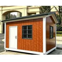 Maisons modulaires démontables à assemblage rapide avec toits en pente, adaptées aux dortoirs de chantiers de construction
