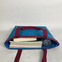 Bolsa de algodón de estilo bohemio para compras, bolsa de algodón de pedido bajo