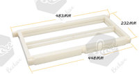 Cadre en plastique réutilisable pour abeilles, accessoire peu profond pour apiculteur, vente en gros, 50 m