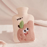 Chauffe-mains en peluche mignon avec un design rempli d'eau pour les filles et les temps froids