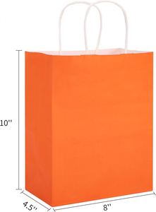 Wholesale Classic Eco-Friendly Kraft Shopping Bags Flat Biodegradable Recyclable Lamination Custom Logo Craft Grocery Packaging - Product Image 2