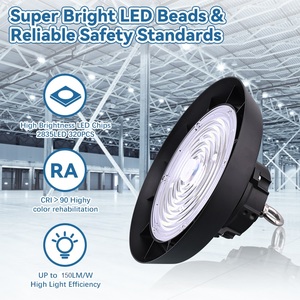 IP65 lampu HIGHBAY LED tahan air 150 watt 240V tipe <span class=keywords><strong>UFO</strong></span> dengan dapat diredupkan - Product Image 3