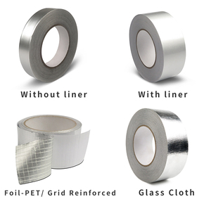Vật Nuôi Chống Cháy Cách Nhiệt Acrylic Dính Duct Aluminum Foil HVAC <span class=keywords><strong>Tape</strong></span> Tinh Khiết/Kính Vải/Lưới Gia Cố/Foil - Product Image 2