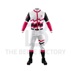 2025 nuevo uniforme de béisbol ligero cómodo transpirable 100% algodón para adultos conjunto de ropa deportiva reflectante personalizable - Product Image 4