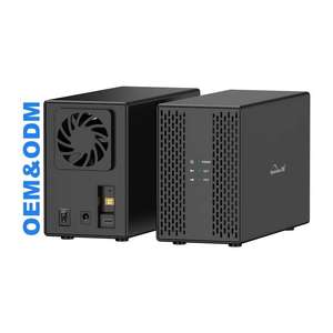 <span class=keywords><strong>2.5</strong></span> 3.5 SATA SSD HDD Đột kích bao vây USB C 2 BAY bên ngoài ổ cứng Đột kích bao vây với fan hâm mộ cho <span class=keywords><strong>2.5</strong></span>/3.5 "SATA HDD/SSD - Product Image 1