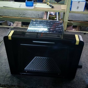 <span class=keywords><strong>Cappa</strong></span> <span class=keywords><strong>da</strong></span> Cucina Elettrica in Vetro Nero <span class=keywords><strong>da</strong></span> <span class=keywords><strong>60</strong></span> <span class=keywords><strong>cm</strong></span> - Product Image 4