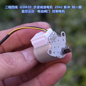 Motor paso a paso Gsm20 de 2 fases y 4 cables, 12V, mini motor eléctrico para control de válvulas eléctricas de monitoreo y movimiento horizontal/vertical. - Product Image 5