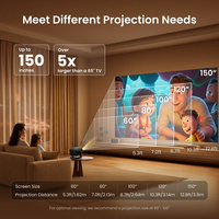 Nouveau projecteur portable Dangbei N3 Max 1000lm 1080P Full HD 4K, cinéma maison intelligent, prend en charge HDR10/HLG pour l'audio