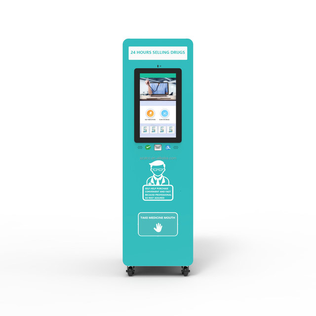 Slim Vending Machine for Medicine Face Recognition 24 Hours Self-service Intelligent  Pharmacy Vending Machines