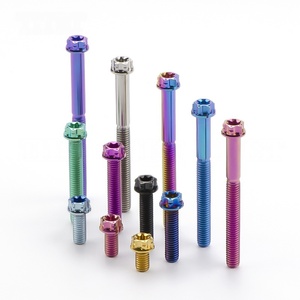 Pernos de Aleación de Titanio para Motocicleta, Pernos Torx Internos Decorativos con Brida, Tornillos M6*10/15/20/25/30/40-100, Accesorios para Moto - Product Image 2