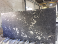 Planche de granit noir titane du Brésil de luxe, comptoir de cuisine sur mesure, îlot, bar, revêtement mural, plateau de table en marbre noir cosmique