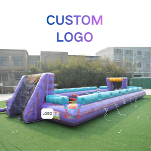 Campo de Fútbol Inflable, Gran Arena de Fútbol Inflable, Juego Deportivo Interactivo al Aire Libre para Formación de Equipos, Alquiler Comercial para Fiestas - Product Image 3