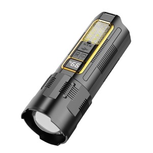 ไฟฉายซูมโฟกัส 30W LED แบบชาร์จไฟได้ สำหรับใช้งานกลางแจ้ง พร้อมไฟ COB ด้านข้าง - Product Image 5