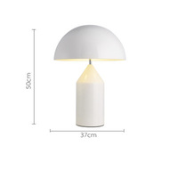 Durlitecn Home Deco Lampes de bureau Stand Rechargeable Chambre à coucher Salon Chevet Bar Lampe de table Lumière Champignon LED
