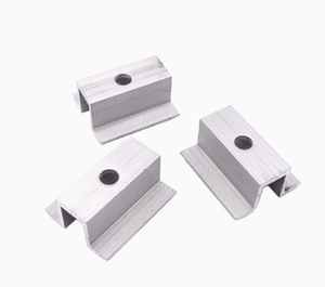 ชุดอุปกรณ์เชื่อมต่อแผงโซลาร์เซลล์แบบกันสั่นสะเทือน PV Mid Clamp End Clamp – ตัวหนีบแผงโซลาร์เซลล์อะลูมิเนียม, อุปกรณ์เสริมสำหรับติดตั้งแผงโซลาร์เซลล์ - Product Image 1