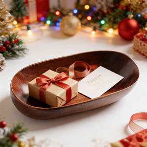 ถาดไม้สไตล์ญี่ปุ่นขนาดเล็ก ถาดเสิร์ฟซูชิ จานผลไม้ ที่วางผ้าเช็ดมือ สำหรับโรงแรมและบ้าน ภาชนะไม้สำหรับใช้ในเชิงพาณิชย์ - Product Image 6