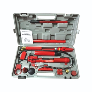 Kit di Riparazione Carrozzeria con Martinetto Idraulico Portatile 10T, Attrezzatura di Sollevamento per Garage - Product Image 1