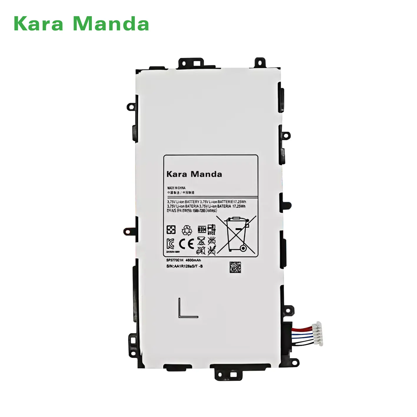 Kara Manda Groothandel Sp3770e 1H Vervangende Batterij Voor Samsung Note 8.0 GT-N5100 N5110 N5120 4600Mah 3.75V