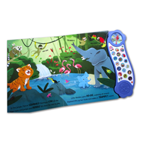 Livre sonore interactif sur la nature et les animaux, livre audio à presser et à lire pour les tout-petits, sons de la faune, apprentissage précoce