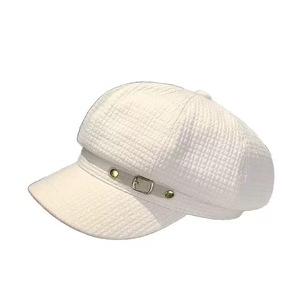Autumn Winter Women's New Octagonal Beret British Retro Newsboy Painter <strong>Hat</strong> Face-Slimming Duckbill Beret Party <strong>Free</strong> <strong>Shipping</strong> - Product Image 1