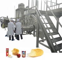 Machine industrielle automatique de fabrication de chips de pommes de terre de type Pringles avec conception personnalisée, ligne de production certifiée CE