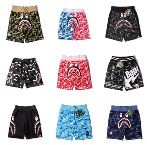 Short de bain unisexe tendance en tricot 2025, imprimé camouflage, taille élastique, décontracté, été, mi-long, en tissu peigné numérique - Product Image 1