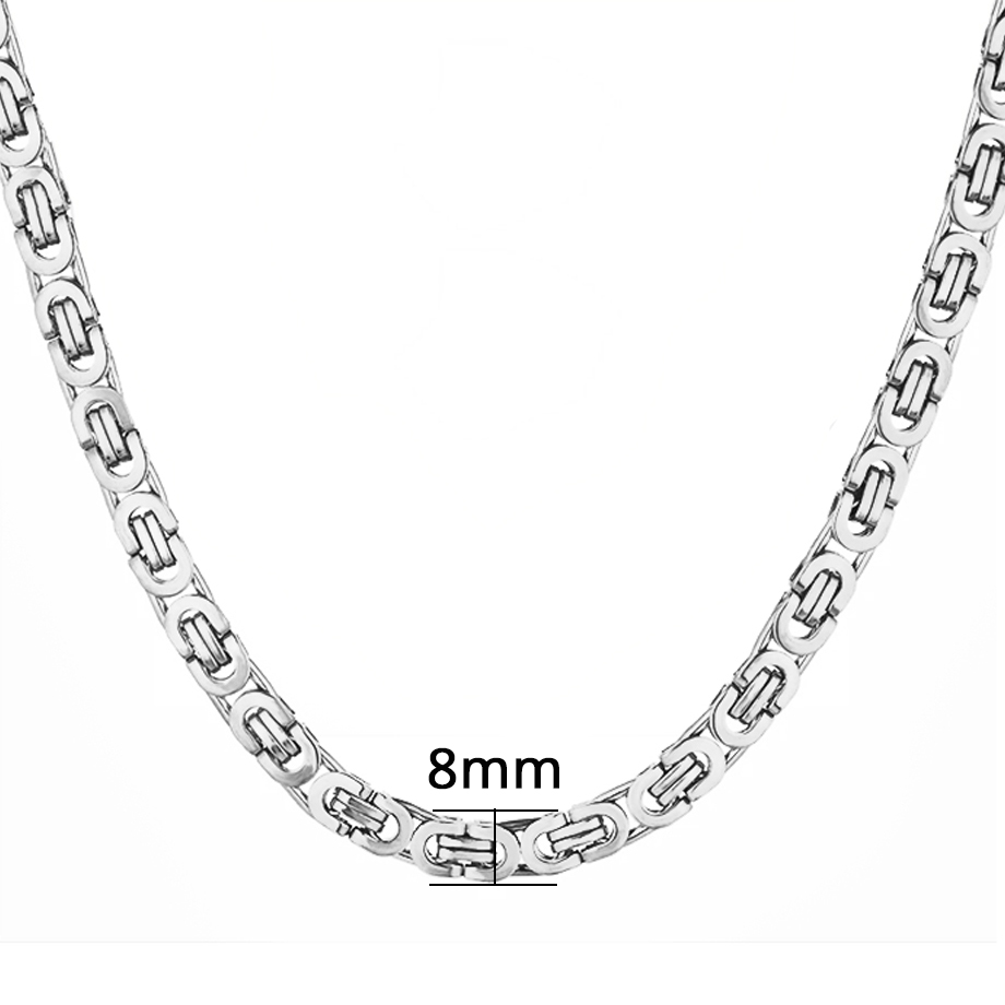 8mm di colore argento