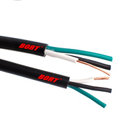 Kabel Fleksibel PVC SVT 16 18AWG 2 3 4 Inti Isolasi Konduktor Tembaga Kabel Daya
