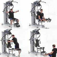 Fournisseur professionnel d'équipement de gymnastique commerciale et à domicile Extension de corps d'entraîneur de musculation multifonctionnelle à station unique