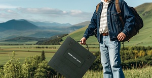 <span class=keywords><strong>Kit</strong></span> de panneaux solaires pliables SolarPlay S400 400W <span class=keywords><strong>avec</strong></span> <span class=keywords><strong>batterie</strong></span>, alimentation portable pour la maison, le camping en plein air, les camping-cars et les situations d'urgence - Product Image 6