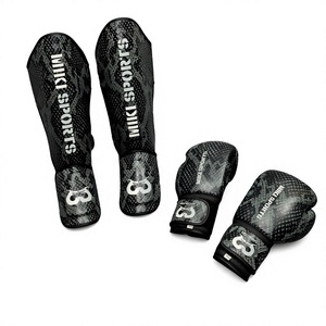 ชุดนวมชกมวย MMA ระดับมืออาชีพ และสนับแข้ง น้ำหนักเบา ผลิตจากผ้าฝ้าย ป้องกันได้ดี สำหรับผู้ใหญ่ ทุกฤดูกาล พิมพ์ลายดิจิทัล - Product Image 1
