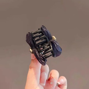 Side hairpin small forehead <b>clip</b> high-end headdress small grab <b>clip</b> female bangs <b>clip</b> bow <b>clip</b> hair accessories - Product Image 2