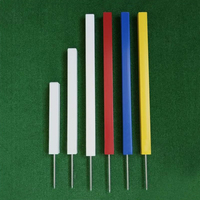 Efunist – Piquets de délimitation de parcours de golf en bois durables et marqueurs de bordure de qualité tournoi pour la protection des terrains, tailles et logos personnalisables