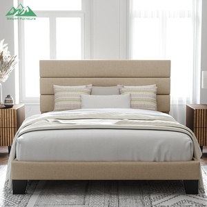 <span class=keywords><strong>Letto</strong></span> Moderno Imbottito con <span class=keywords><strong>Testiera</strong></span> Imbottita per Arredamento Camera da <span class=keywords><strong>Letto</strong></span> di Hotel di Lusso - Product Image 5