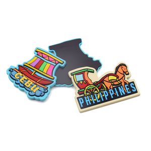 Aimant de réfrigérateur personnalisé au design minimaliste en caoutchouc souple, souvenir de Beyrouth, Liban - Product Image 5