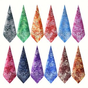 New Arrival Promotional Custom 90x90 <b>square</b> <b>Silk</b> <b>Scarf</b> Multifunctional <b>Scarf</b> Bandana for Sale - Product Image 2