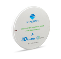 Bloc de zircone dentaire multicouche super translucide 3D Plus, disque de zircone pour la restauration esthétique antérieure des dents