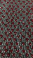 Tissu de robe en brocart jacquard dobby double face 188 g/m² couleur personnalisée, 100 % polyester, teint en fil, motif cœur d'amour, pour mariages