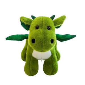 Lindo pequeño dragón muñeca de peluche <span class=keywords><strong>dinosaurio</strong></span> muñeca niños almohada marioneta el año de la mascota Loong - Product Image 1