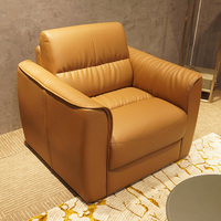 Ensemble canapé de bureau de luxe en cuir de direction moderne personnalisé de meubles commerciaux pour la réception de bureau