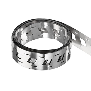 Bande d'acier nickelée à biseau décalé pour packs de batteries au lithium 18650, languette de connexion perforée nickelée - Product Image 2