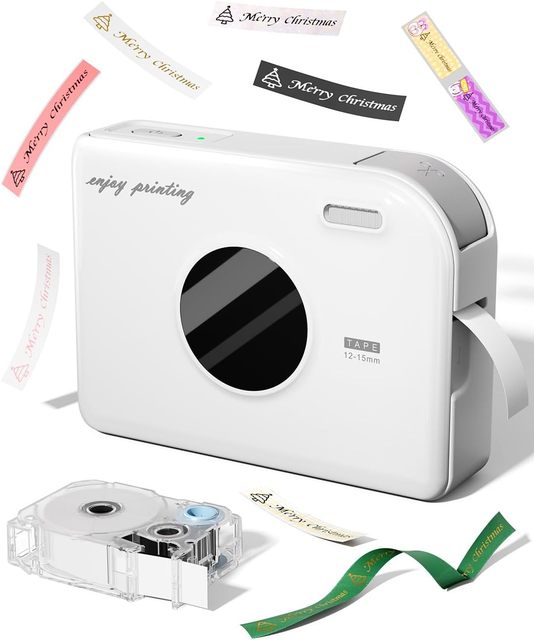 Phomemo A30 Mini Thermal Transfer Ribbon Label Maker Waterproof Name Sticker Printer for Android for Home Office & Travel Use