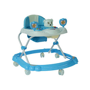 Vente en gros de marchettes personnalisées rotatives à 360 degrés, marchettes pliantes réglables pour l'apprentissage des activités des bébés, avec roues de dessin animé et <span class=keywords><strong>siège</strong></span> de voiture - Product Image 3