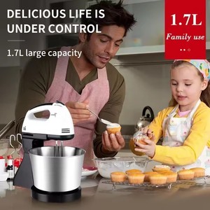 Batidora de Huevos Eléctrica, Batidora de Mano Eléctrica Doméstica, Batidora de Huevos Automática de Sobremesa con Recipiente y Máquina para Hacer Fideos - Product Image 3