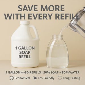 Botella Dispensadora de Jabón Espumoso PET con Bomba, Impresa con Serigrafía, para Jabón Líquido Castile de Dr. Bronner's, 8.5 Onzas, Hecho en China, para el Hogar - Product Image 6